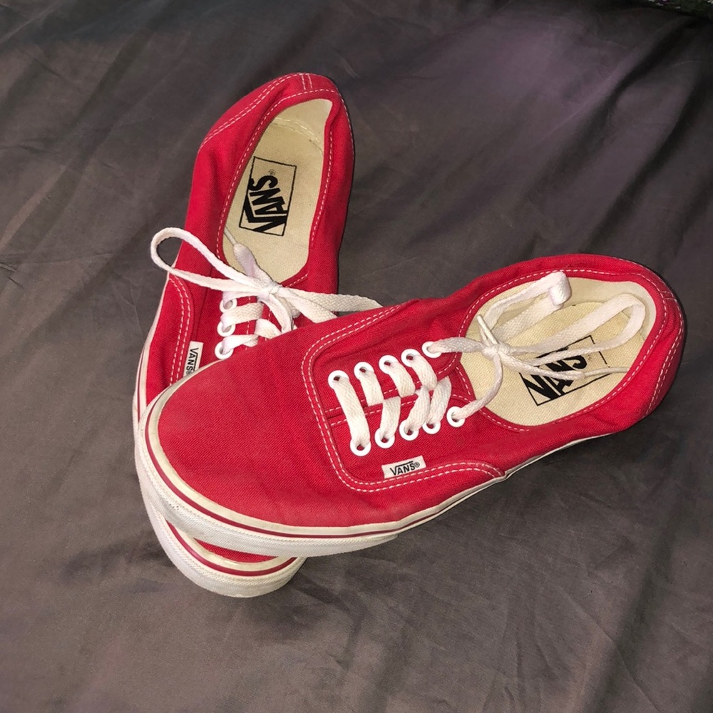 Unisex Red Vans